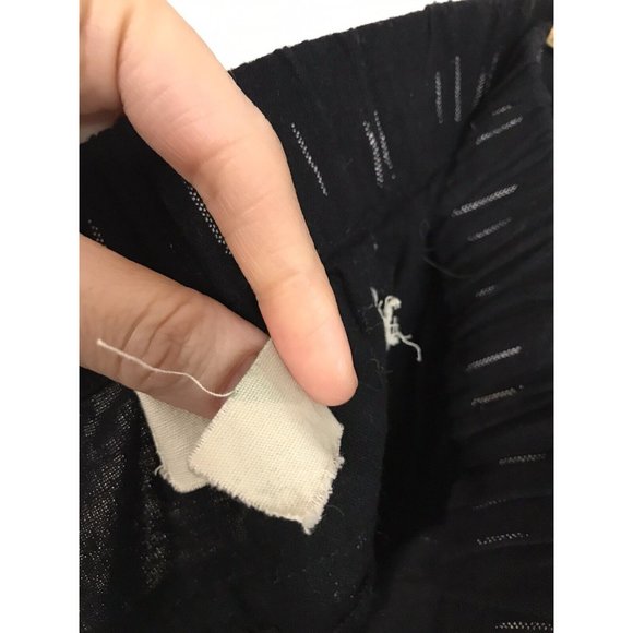 Anthropologie Women's XS Black Boho Black Bronze Beaded Pants - Picture 4 of 7